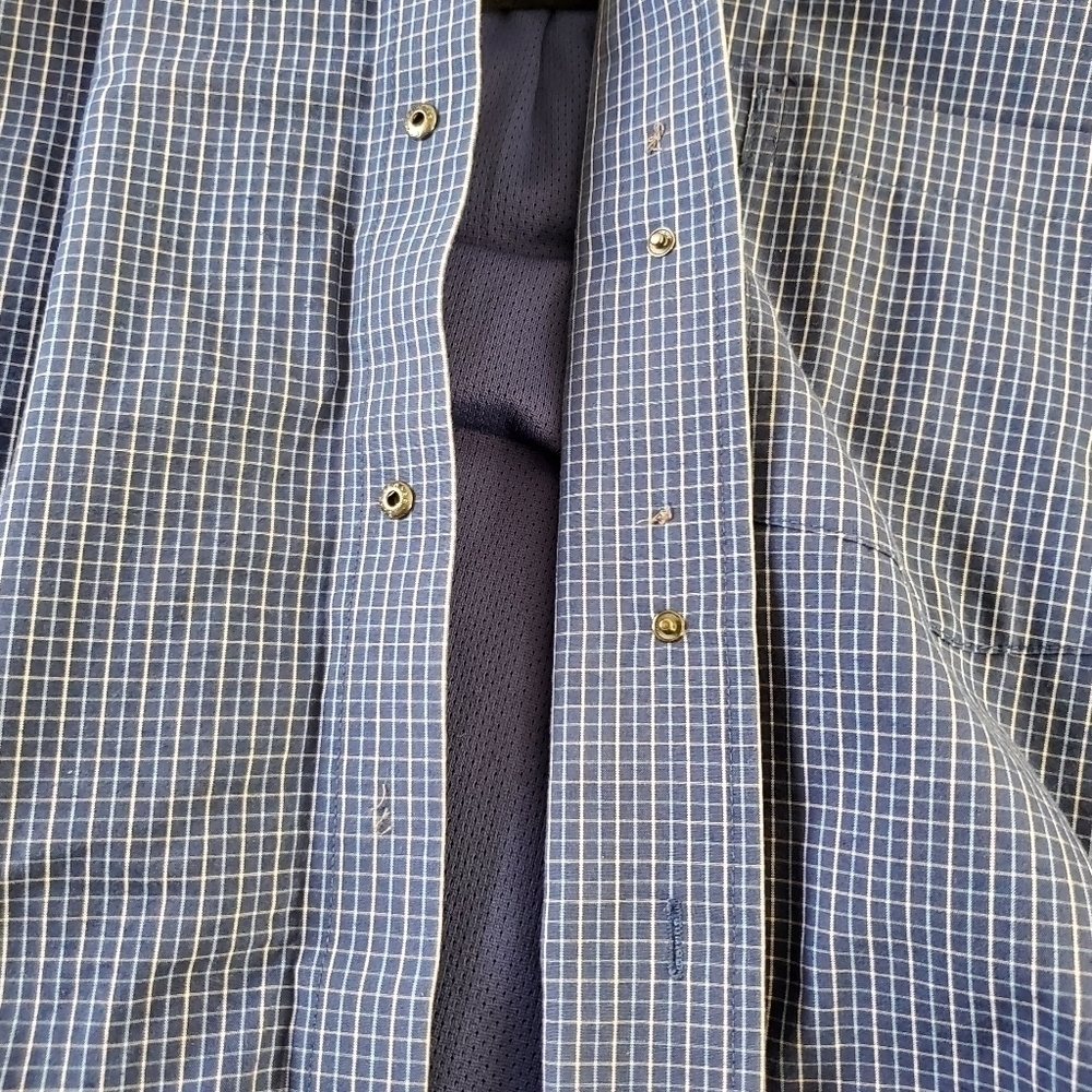 5.11 Tactical Plaid Long Sleeve Shirt Size XL Concealed Pocket Cotton Button-up - Picture 4 of 13